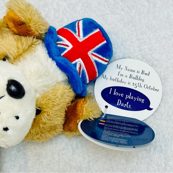 🎁 Souvenir London England British Bulldog Stuffed Animal Plush Toy, NWT - Picture 6 of 8